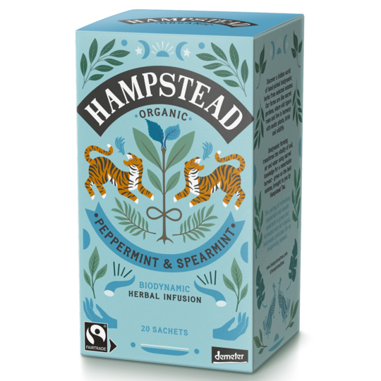 Hampstead Peppermint & Spearmint Herbal Infusion 20 Sachets